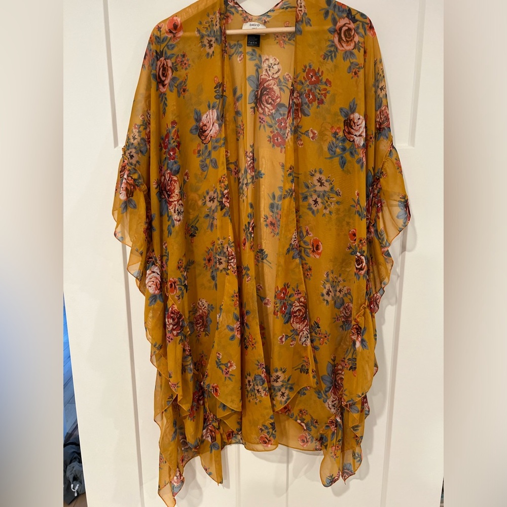 David and Young Floral Shawl
